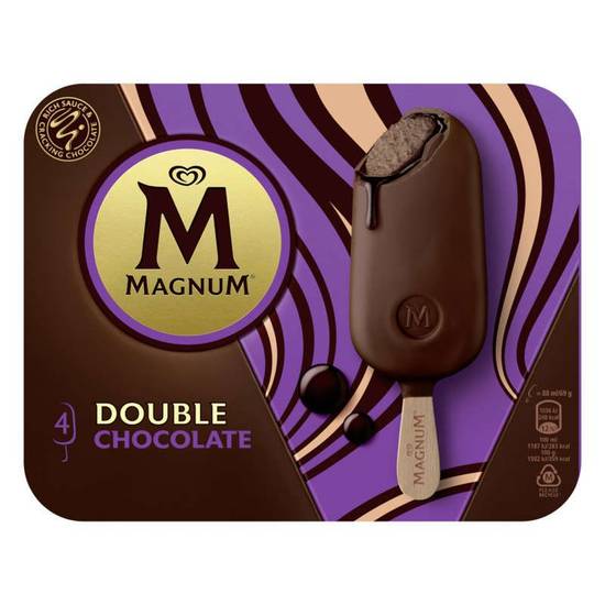 Glace Double Chocolate 4x85g Magnum
