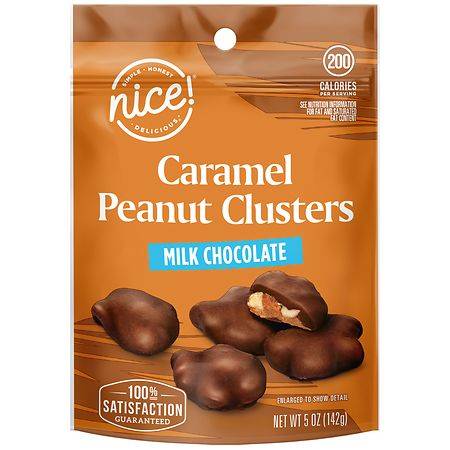 Nice! Caramel Peanut Clusters Milk Chocolate (5 oz)