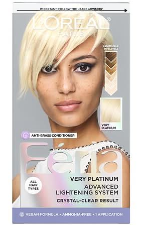 L'Oréal Paris Feria Permanent Hair Color, Very Platinum