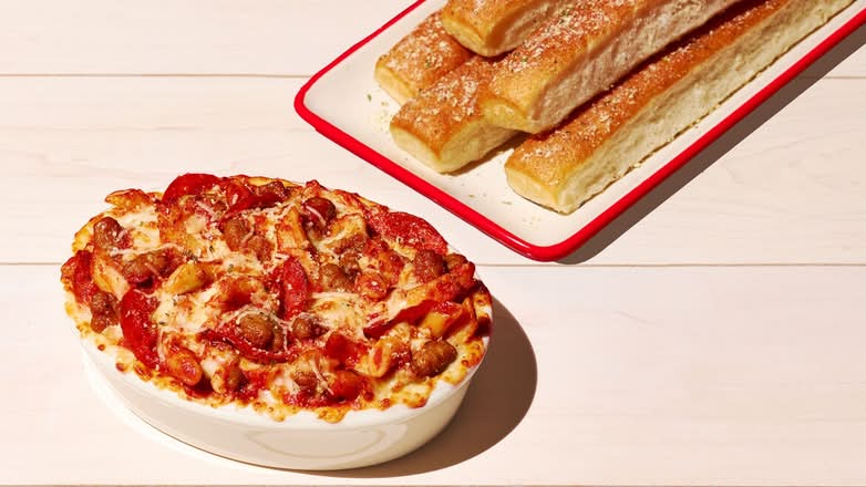 Oven-Baked Italian Meats Pasta