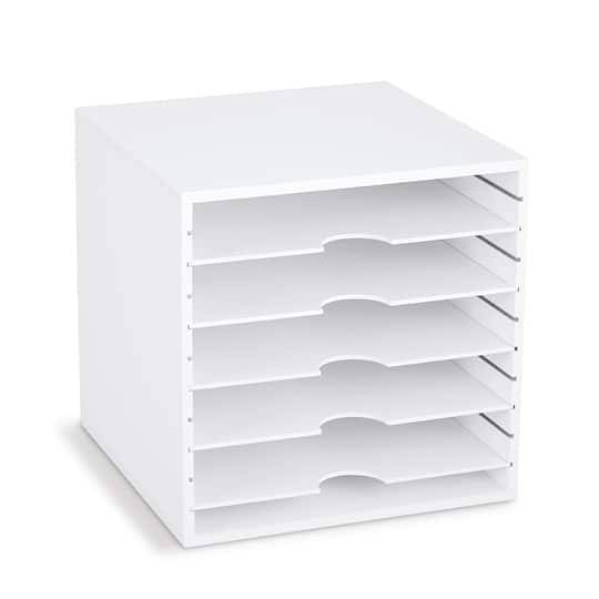 16" White Modular 5-Panel Cube By Simply Tidy