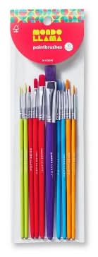 Mondo Llama Artist Paintbrush Set, Assorted (10 ct)