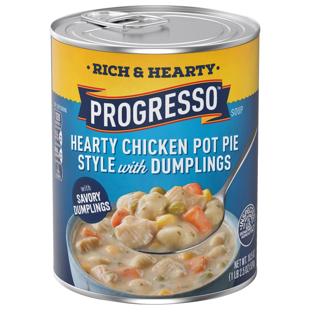 Progresso Rich & Hearty Chicken Soup Pot Pie Style With Dumplings (1.16 lbs)