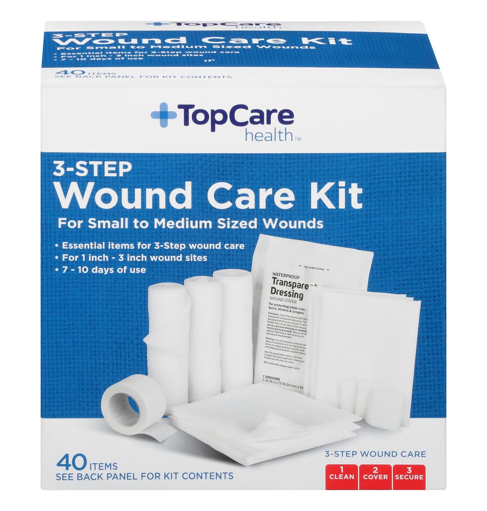 TopCare 3 Step Wound Care Kit