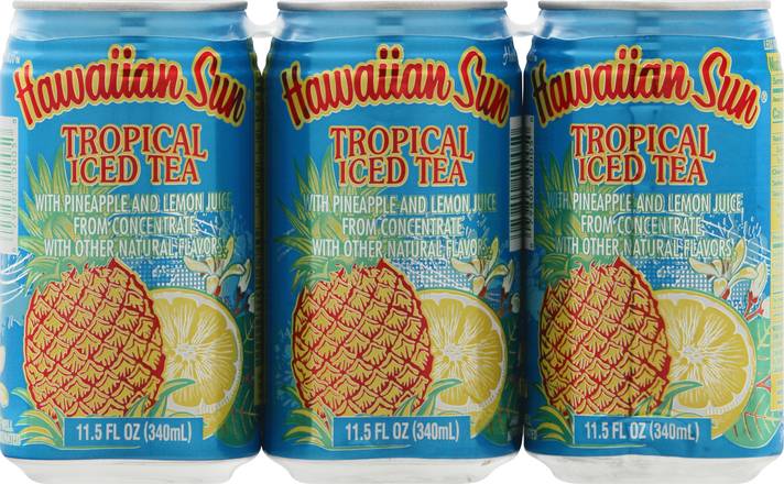 Hawaiian Sun Tropical Iced Tea (6 ct, 11.5 fl oz)