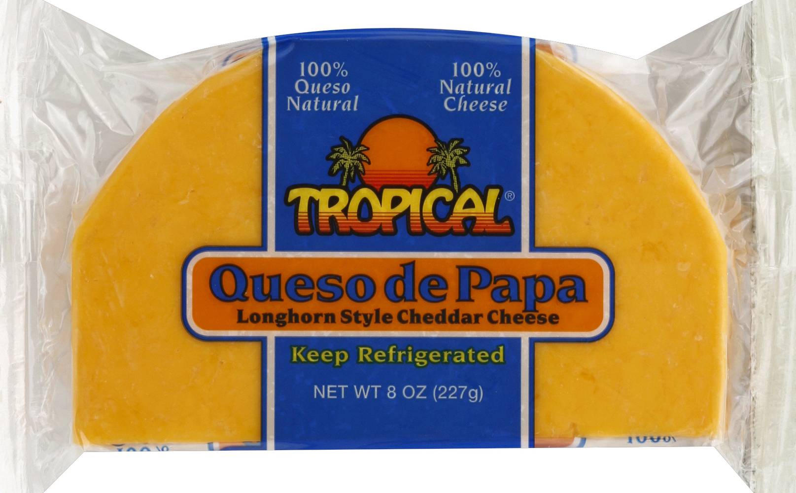 Tropical Longhorn Style Cheddar Cheese (8 oz)