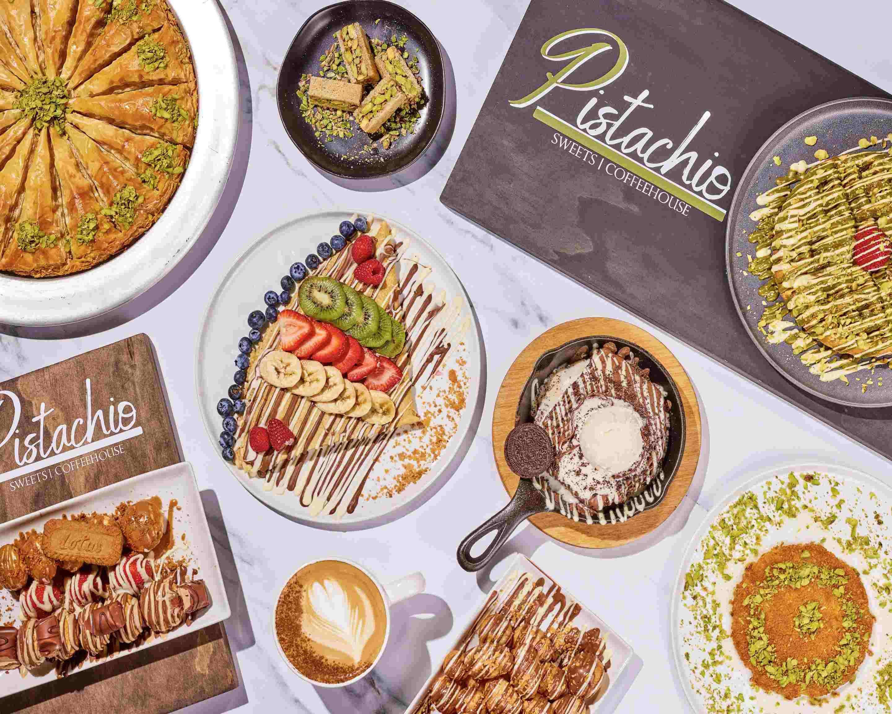 Order Pistachio Sweet Coffee House Menu Delivery【Menu & Prices