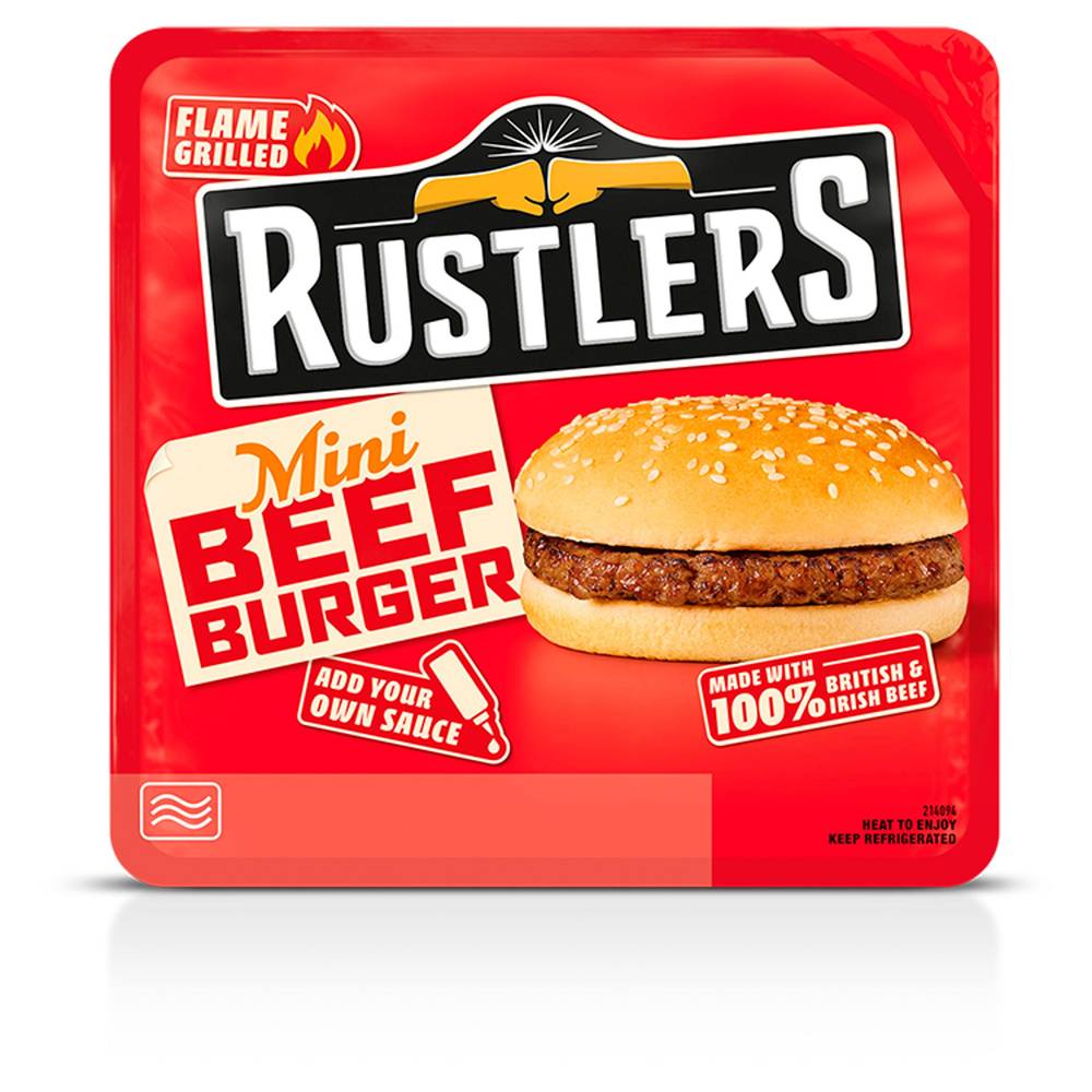 Rustlers Mini Beef Burger 101g