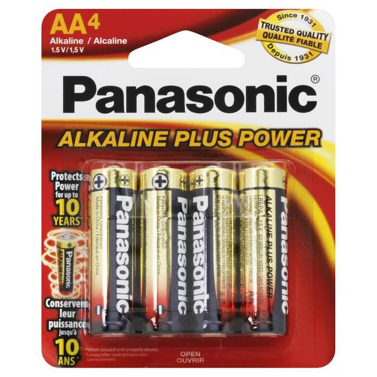 Panasonic Aa Alkaline Battery (4 ct)