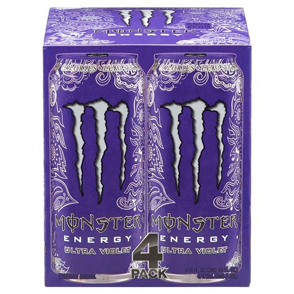 Monster Energy Drink (4 ct, 16 fl oz) (ultra violet)
