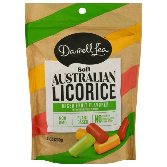 Darrell Lea Plant Based Mixed Fruit Soft Australian Liquorice (7 oz)