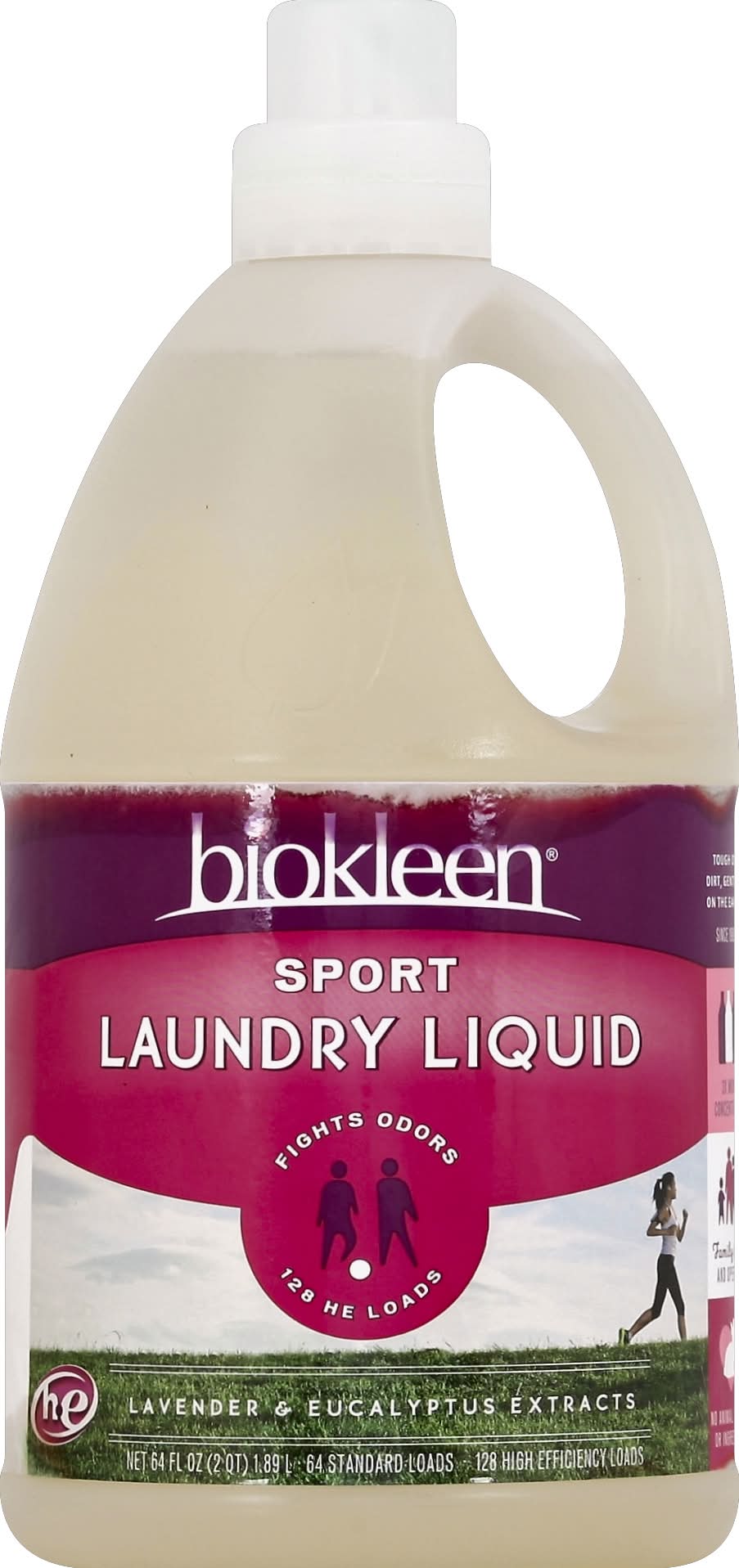 Biokleen Sport Lavender & Eucalyptus Extracts Laundry Liquid (64 fl oz)