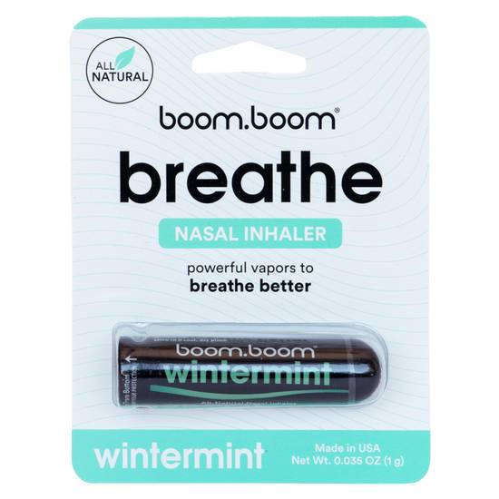 BoomBoom Breathe Wintermint Nasal Inhaler
