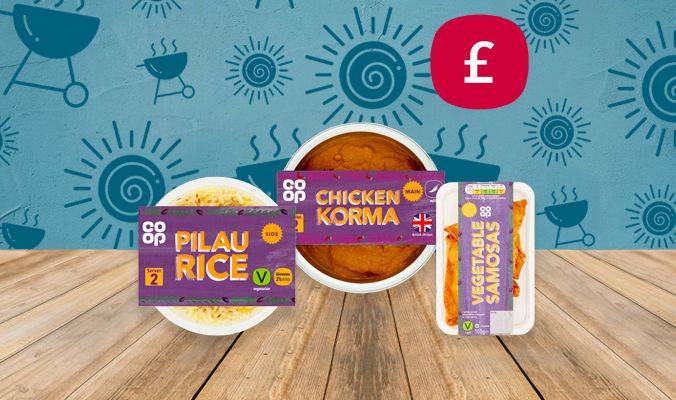 £6.50: Indian Main, Side & Rice Deal