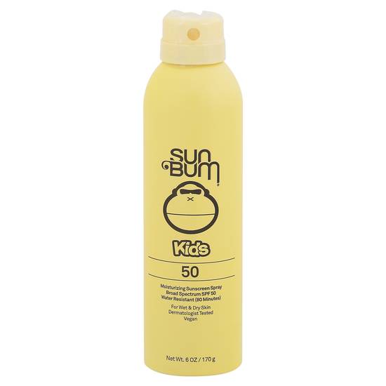 Sun Bum Broad Spectrum Spf 50 Kids Moisturizing Sunscreen Spray