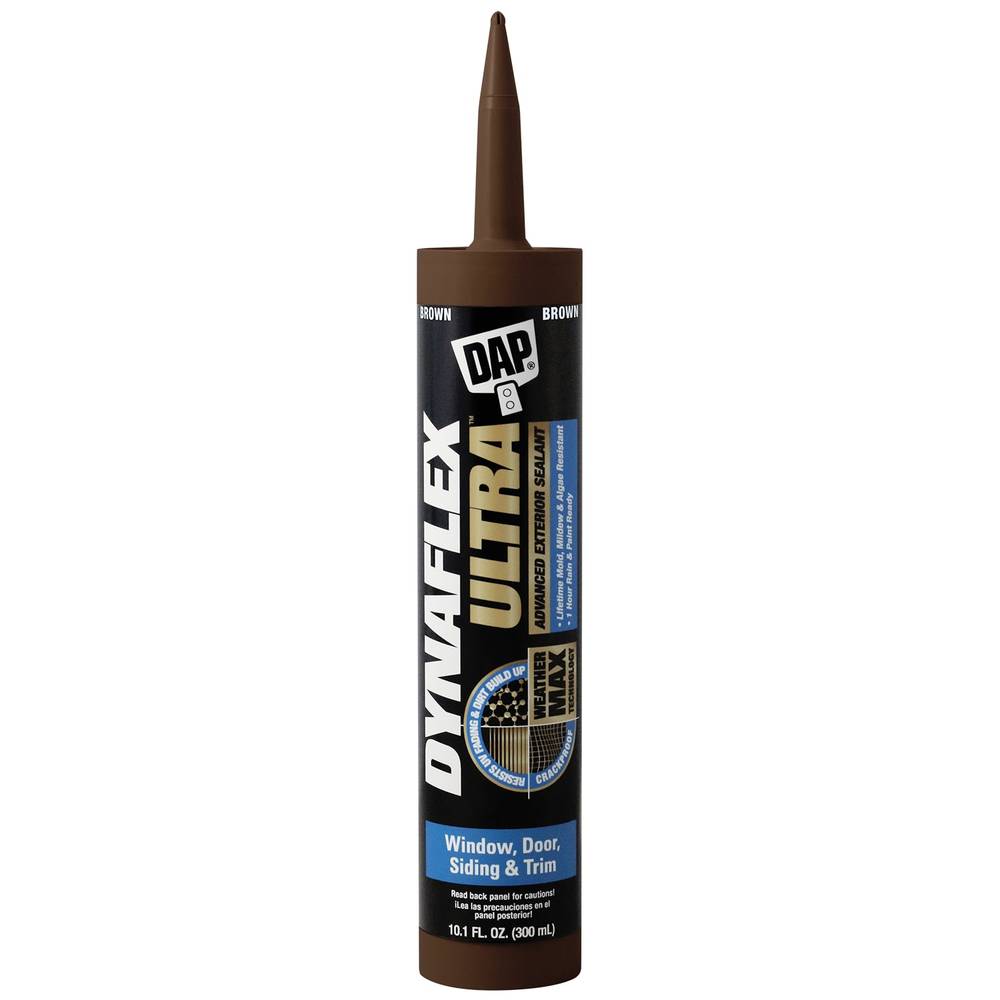 DAP Dynaflex Ultra 10.1-oz Window and Door Brown Paintable Latex Caulk | 11217