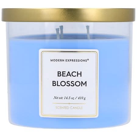 Modern Expressions Container Candle, Beach Blossom (14.5 oz)