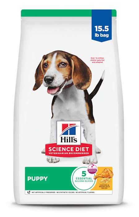 Hill's Science Diet Chicken & Brown Rice Recipe Dry Puppy Food, 15.5 lbs.