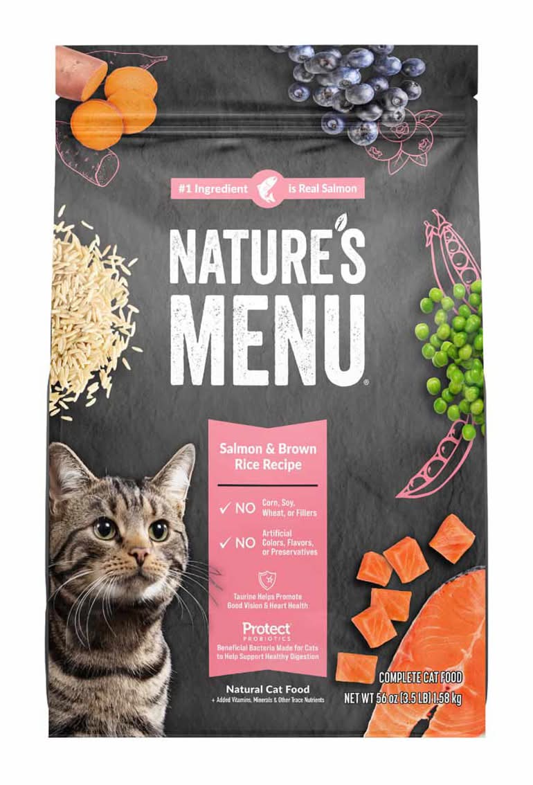 Nature’s Menu Salmon & Brown Rice Cat Food (56 oz)