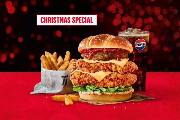 Stuffing Stacker Burger Meal