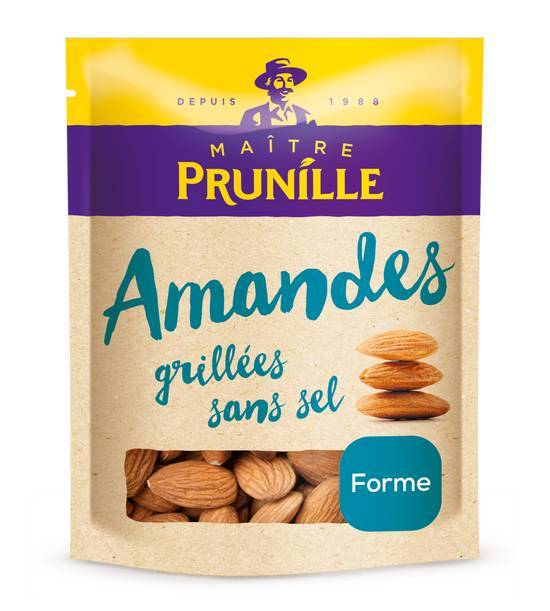 Amandes grillées sans sel - maitre prunille - 250g