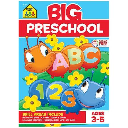 School Zone Big Preschool Workbook