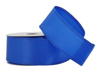 Celebrate It Satin Wired Ribbon, Blue