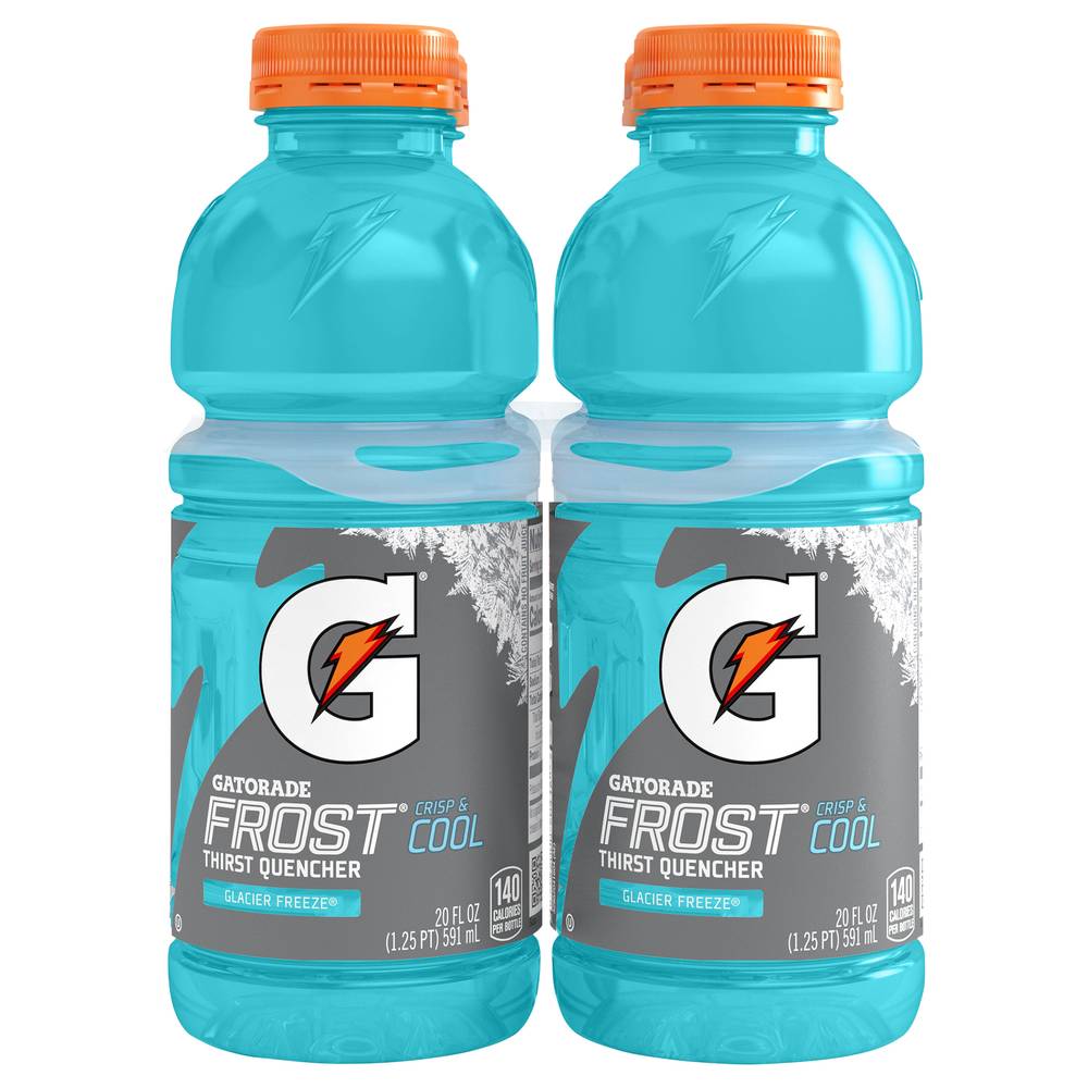 Gatorade Frost Thirst Quencher, Glacier Freeze (4 x 20 fl oz)