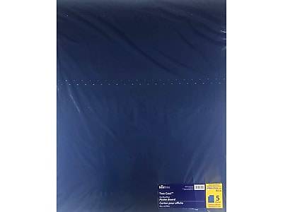 Royal Brites Two Cool Colors Primary Paper Poster Boards (light blue-dark blue)