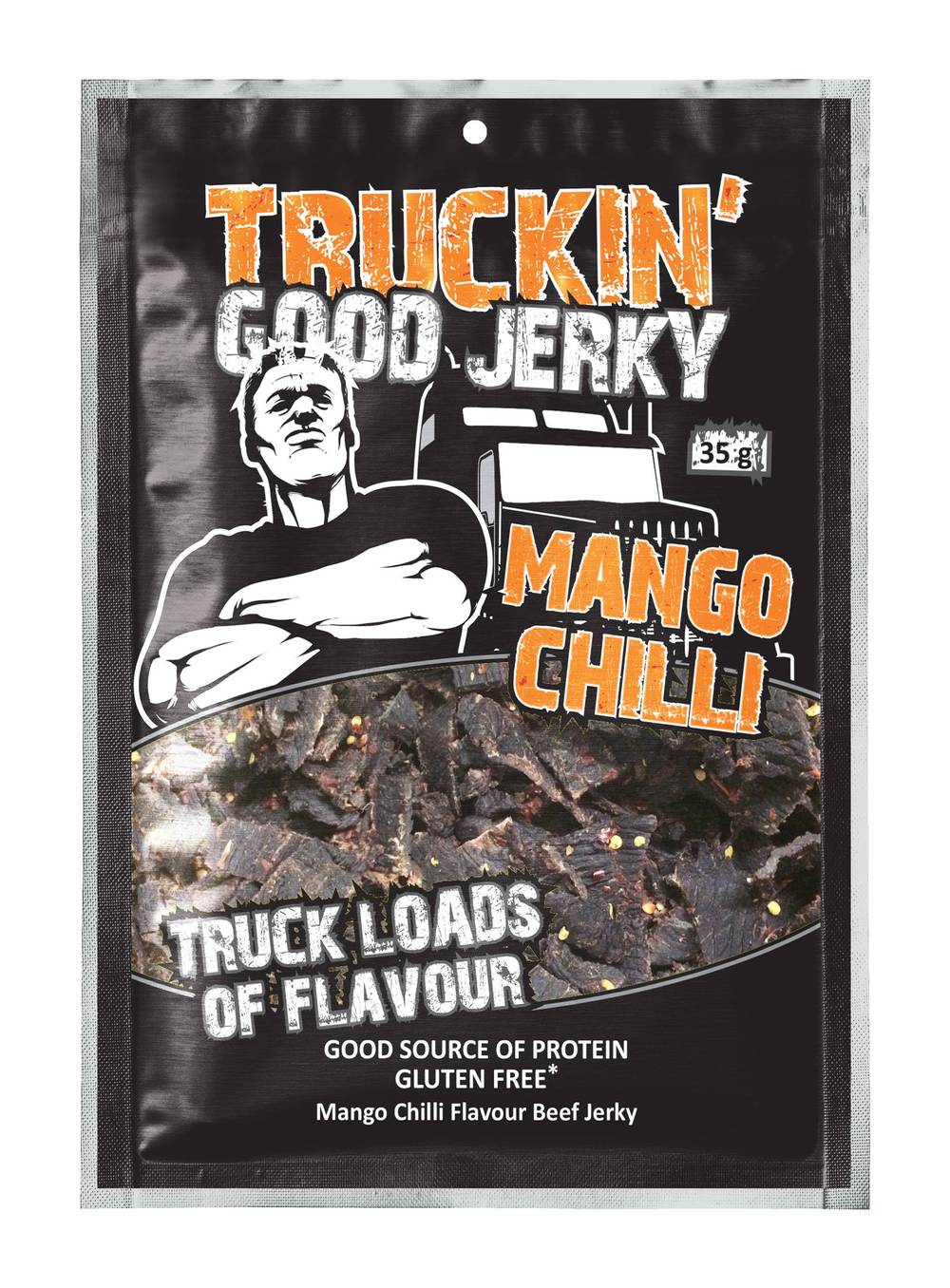 Truckin' Good Jerky Mango Chilli 35g