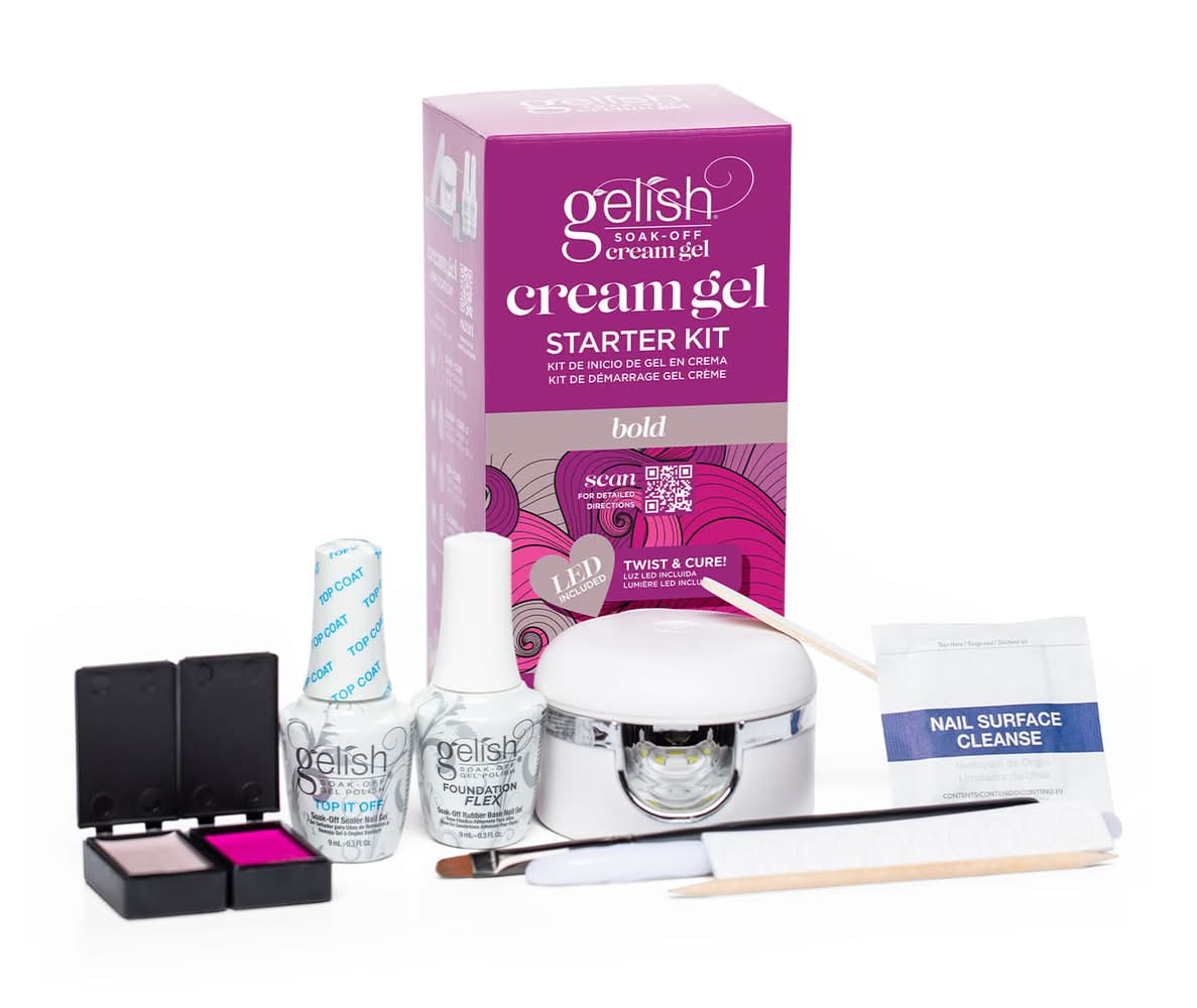Gelish · Bold kit de inicio de gel en crema (9 un)