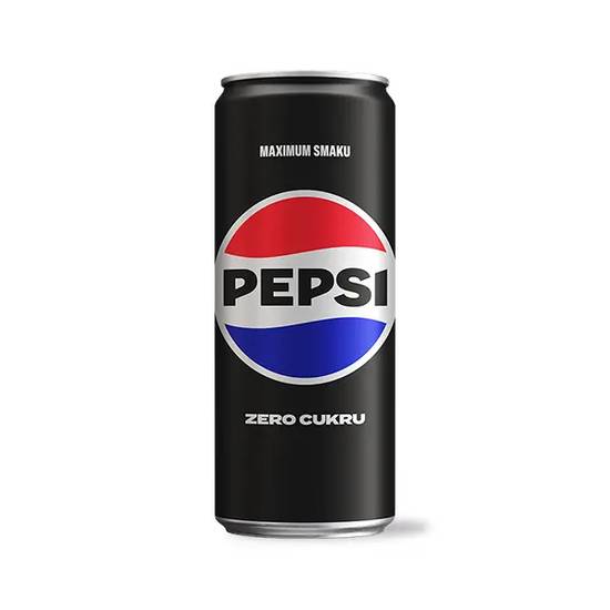 Puszka Pepsi Zero Cukru 0,33l