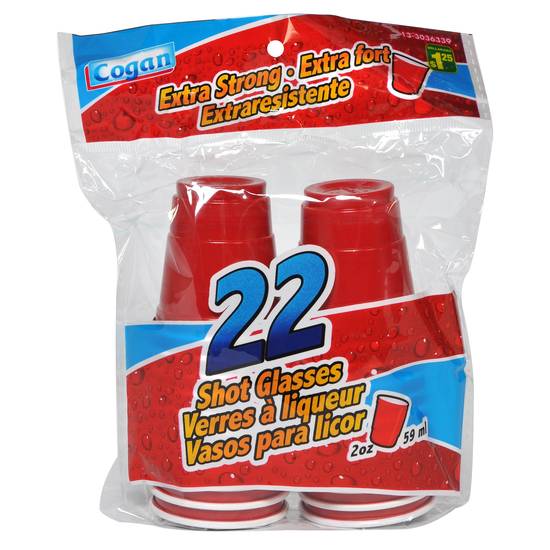 Cogan Disposable 2Oz Cups, 22 Pack (22/30Pk 2oz)