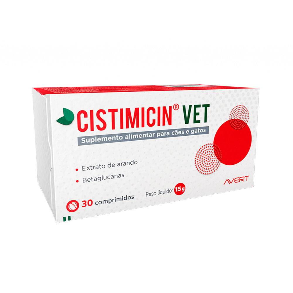 Cistimicin Vet · Suplemento alimentar para cães e gatos (30 un)