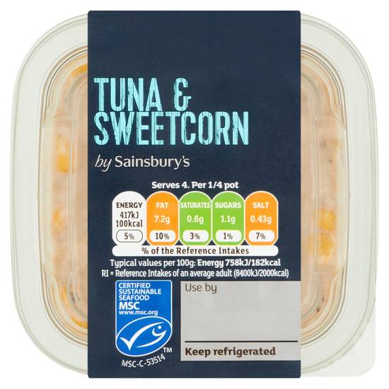Sainsbury's Tuna & Sweetcorn Deli Filler 220g