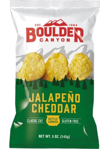 Boulder Canyon Jalapeno Cheddar Chips 142g