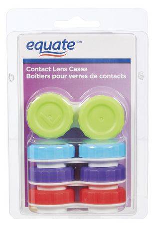 Equate Contact Lens Cases (4 units)