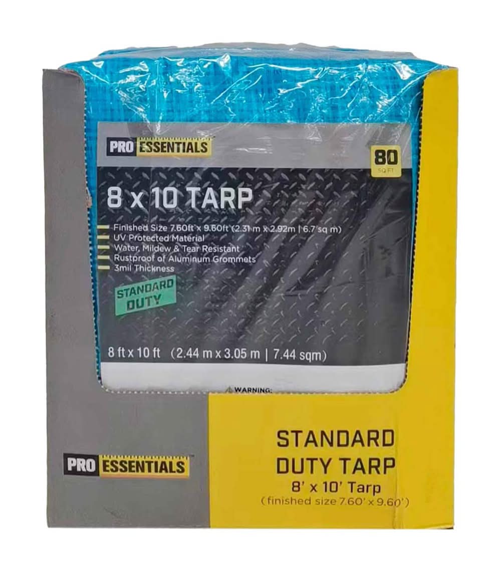 Pro Essentials Standard Duty Tarp 8' X 10' 1 Ct