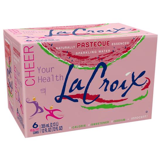 Lacroix Sparkling Water (6 pack, 12 fl oz) (watermelon)