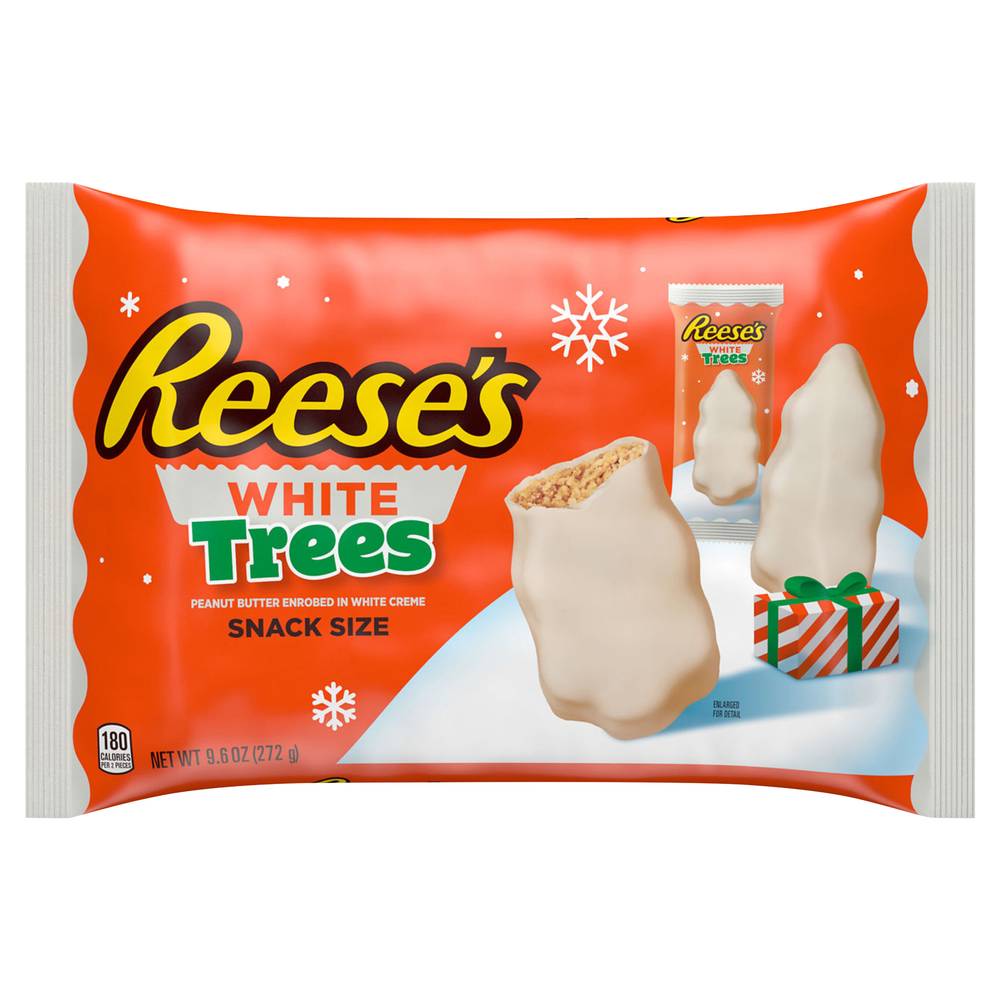 Reese's Peanut Butter White Trees Snack Size Candy (9.6 oz)