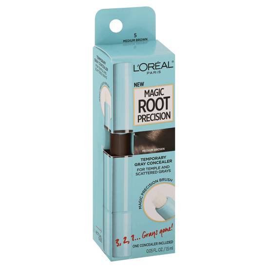 L'oréal Paris Magic Root Precision Temporary Gray Hair Concealer (medium brown 5)
