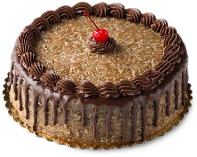 Bakery German Chocolate Cake 8 Inch 1 Layer - Each