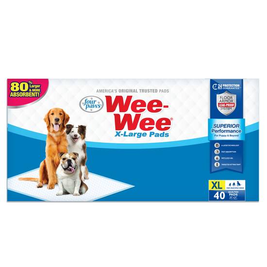 Four Paws Wee-Wee Superior Performance Dog Pee Pads ( x-large)