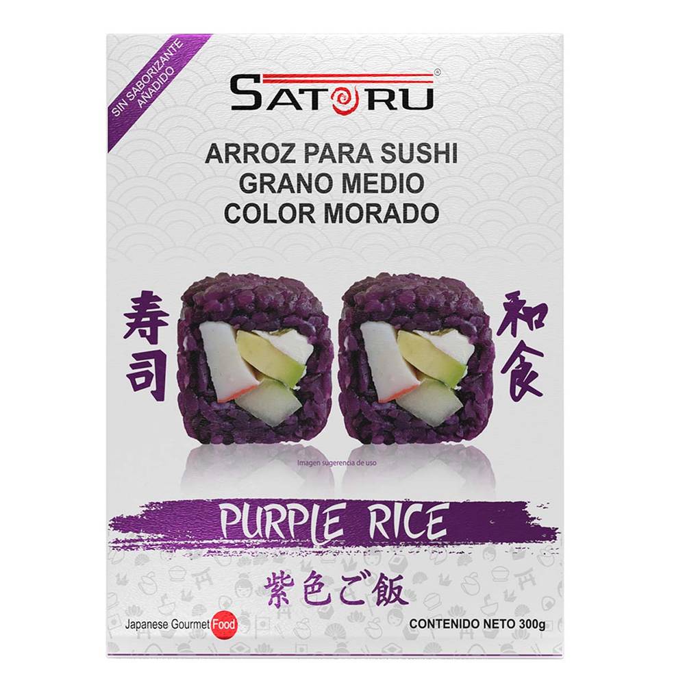 Satoru · Arroz para sushi, morado (300 g)