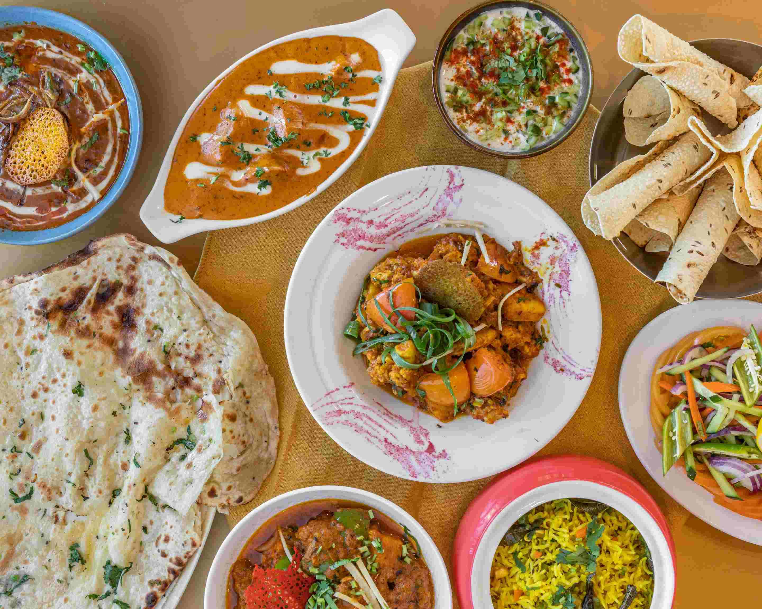 Ginger Indian Gourmet Menu Takeout in Gold Coast Delivery Menu