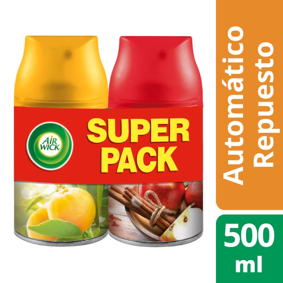 Air Wick · Desodorante ambiental automático freshmatic repuesto (2 x 250 ml)