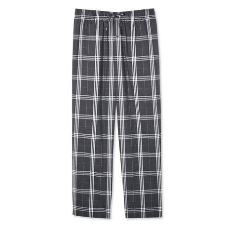 George Men''s Poplin Pajama Pant (Color: Grey, Size: M)