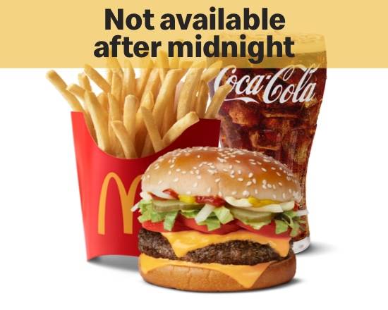 Quarter Pounder�® with Cheese Deluxe Meal