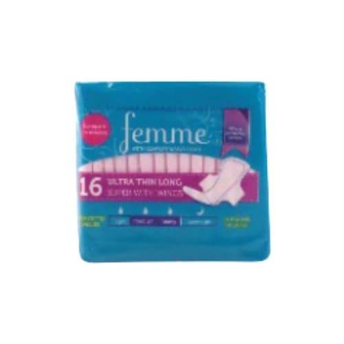 Femme Ultra Thin Large Pads With Wings (16 ct)