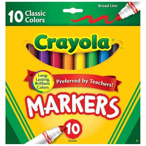 Crayola Broad Line Markers - 10.0 ea